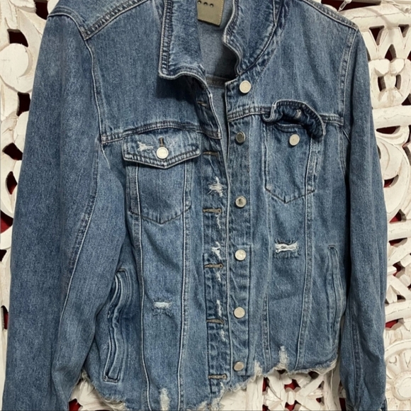 Blank NYC Jackets & Blazers - Distressed Jean Jacket